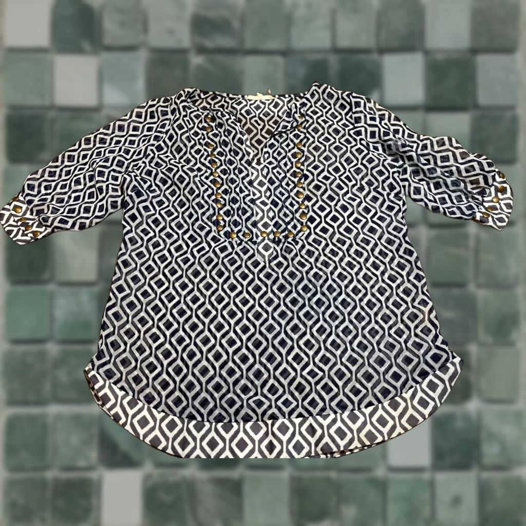 Vintage **41 Hawthorn Women's Small Blue Blouse** User: **41 Hawthorn Small Women's Blue Blouse** Size S / US 4 / IT 40 - 1 Thumbnail