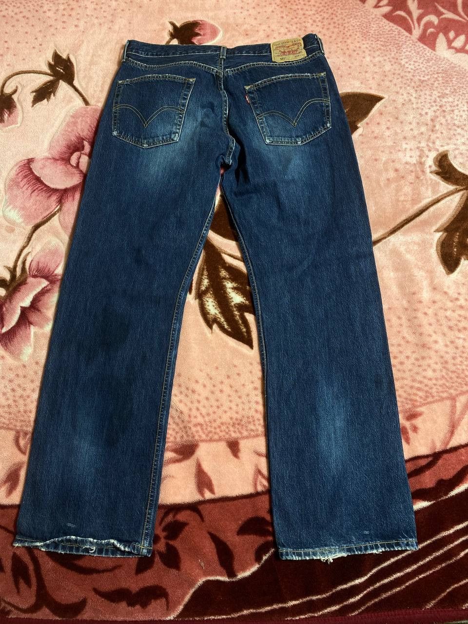 Levi's × Vintage Crazy y2k faded light wash Levi’s 501 distressed denim jeans Size US 38 / EU 54 - 17 Thumbnail