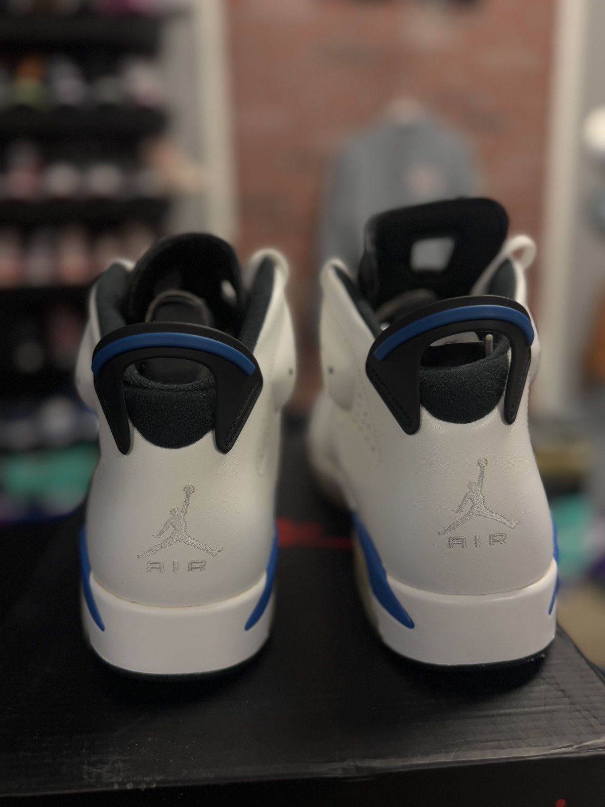 Jordan Brand × Nike Nike Air Jordan 6 Retro Sport Blue 2014 Men's Size 12 Size US 12 / EU 45 - 7 Thumbnail