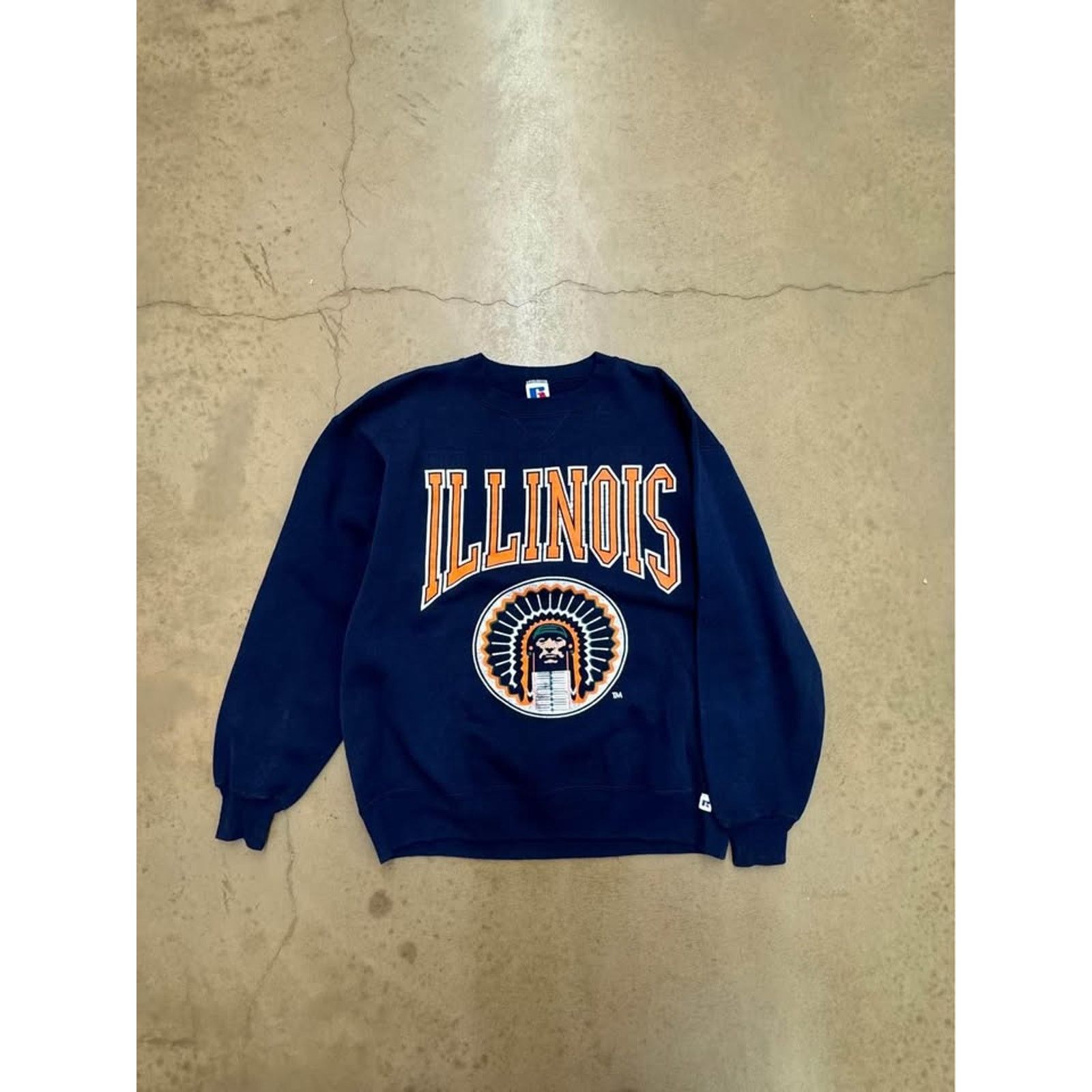 Vintage Vintage 90s Illinois Crewneck Size US L / EU 52-54 / 3 - 1 Preview