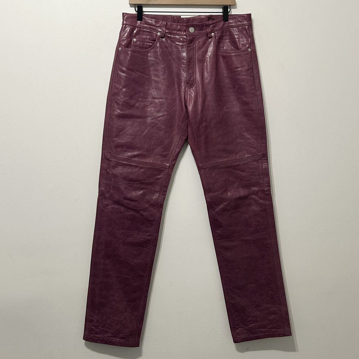 Martine Rose Martine Rose Lace Up Leather Pants Size US 32 / EU 48 - 1 Thumbnail