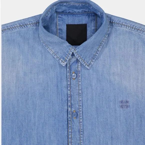 Givenchy Givenchy Denim Shirt – Light Blue - NEW WITH TAGS Size US S / EU 44-46 / 1 - 7 Thumbnail