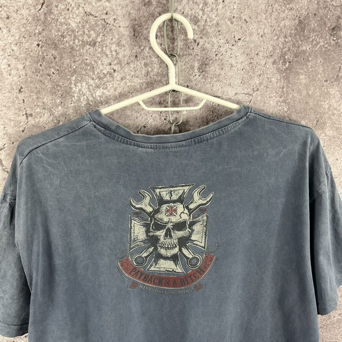 Other West Coast Choppers Bike T-Shirt Big Scull Logo Size XL Size US XL / EU 56 / 4 - 8 Thumbnail