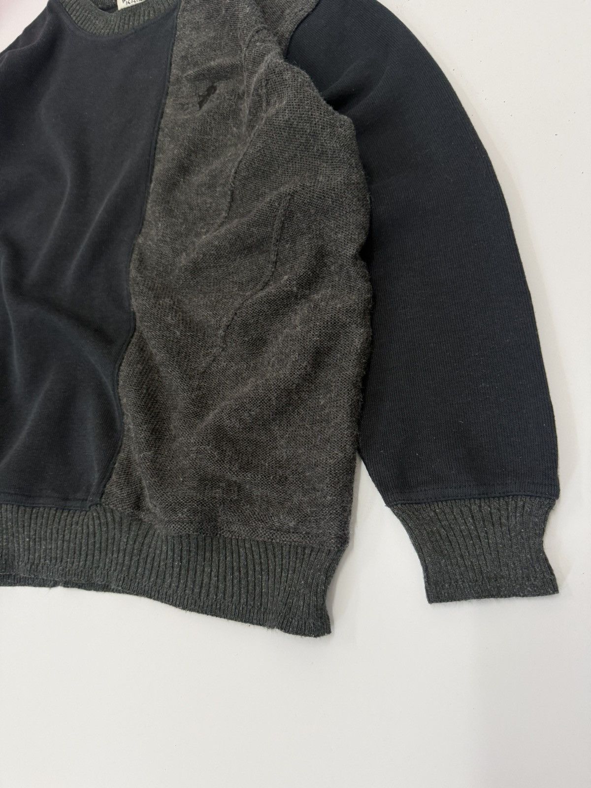 Krizia Uomo 🔥 Basic by Krizia Knited Part Sweatshirt - M Size US M / EU 48-50 / 2 - 2 Thumbnail