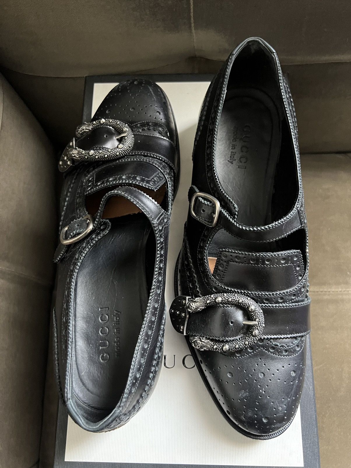 Gucci Queercore Leather Lace Ups Size US 8.5 / EU 41-42 - 3 Thumbnail