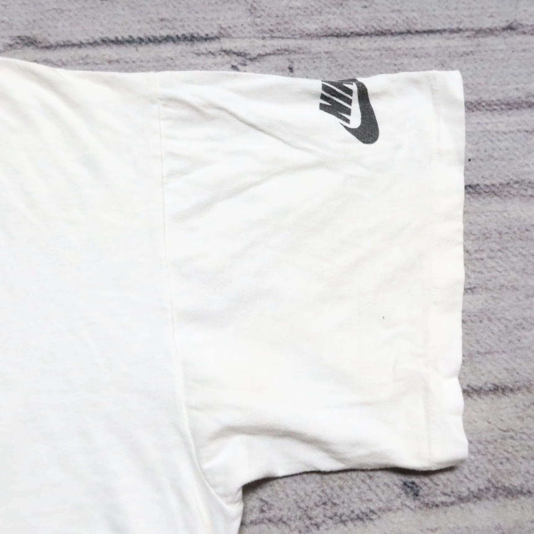 Nike Nike Vintage 90s Air Jordan Mars Blackmon Poster Shirt XL White Men's Shirt Size US XL / EU 56 / 4 - 5 Thumbnail