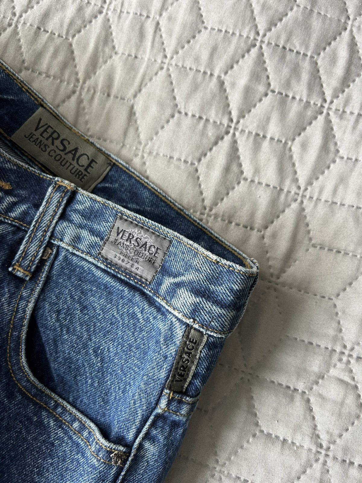 Versace Jeans Couture Versace Jeans Couture Vintage Luxury women's denim pants Size 29" - 5 Thumbnail