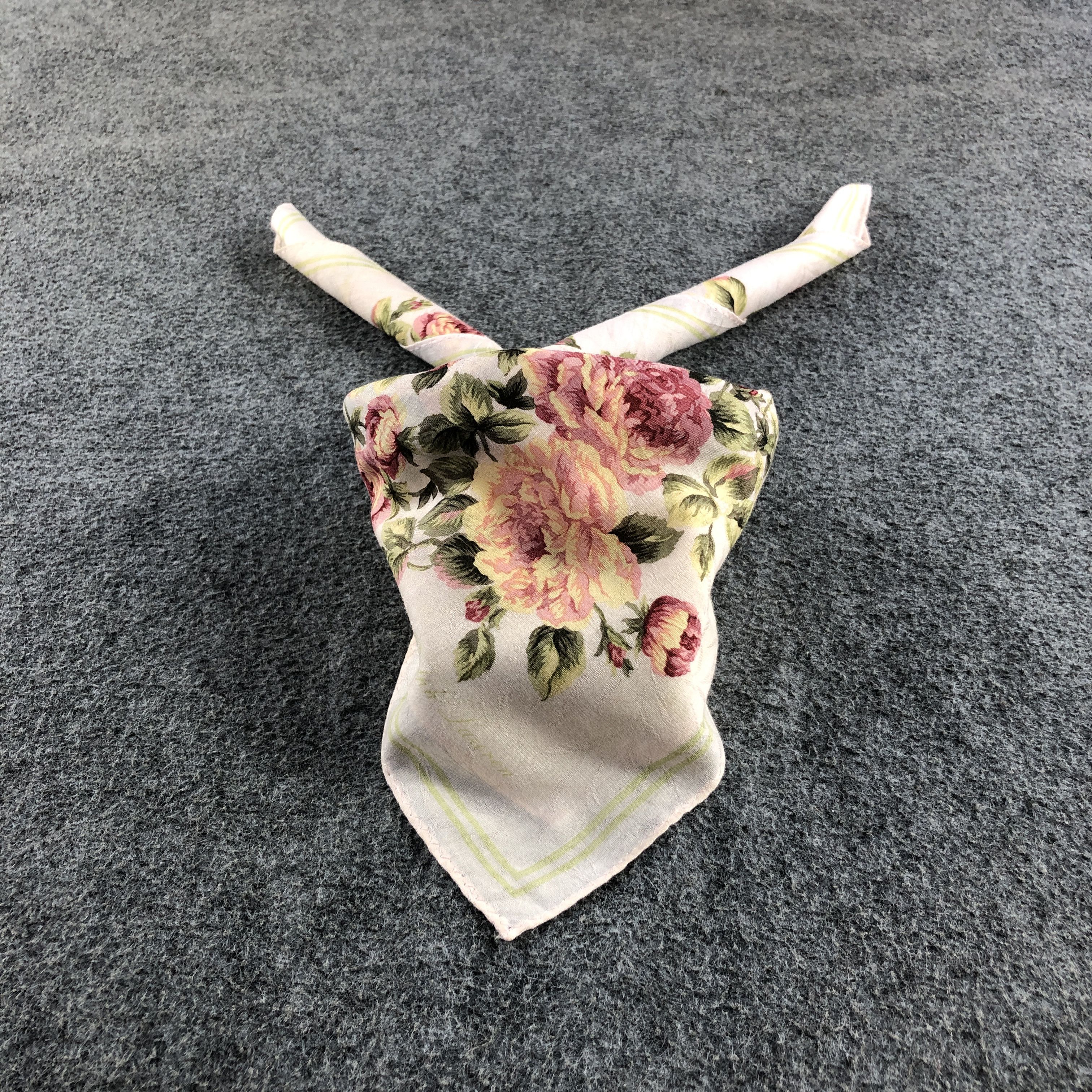 Ralph Lauren Ralph Lauren Floral Handkerchief Neckerchief Bandana H2779 Size ONE SIZE - 2 Thumbnail
