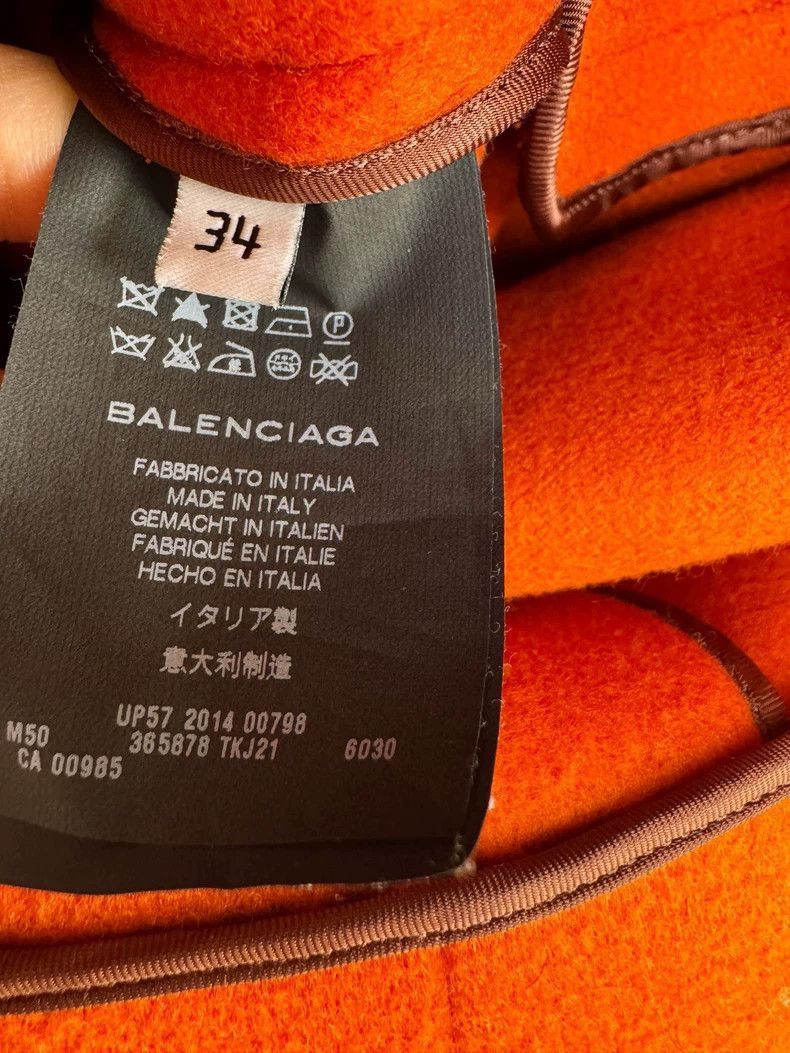 Balenciaga Balenciaga Wool Coat with Missing Brooch-2505 Size XS / US 0-2 / IT 36-38 - 5 Thumbnail