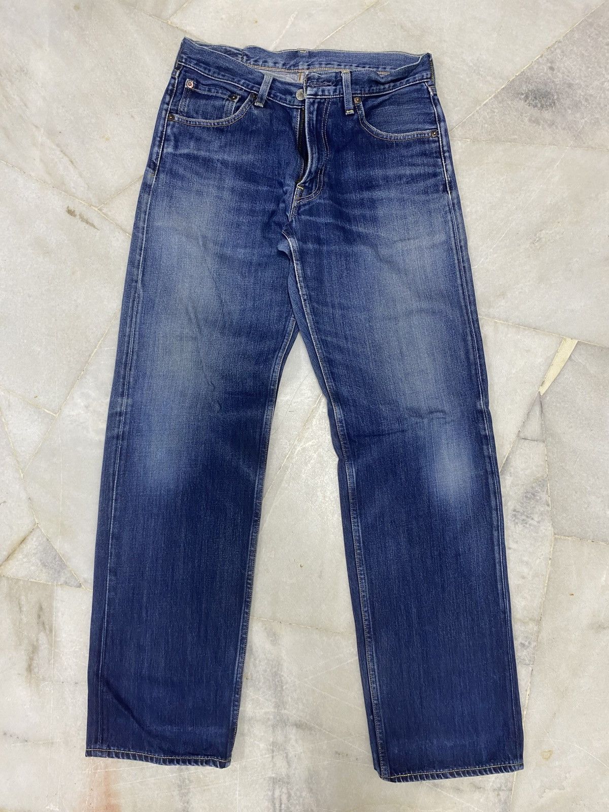 Levi's Size 29x31.5 Vintage Levis Distressed Jeans Faded Pants Size US 29 - 1 Thumbnail