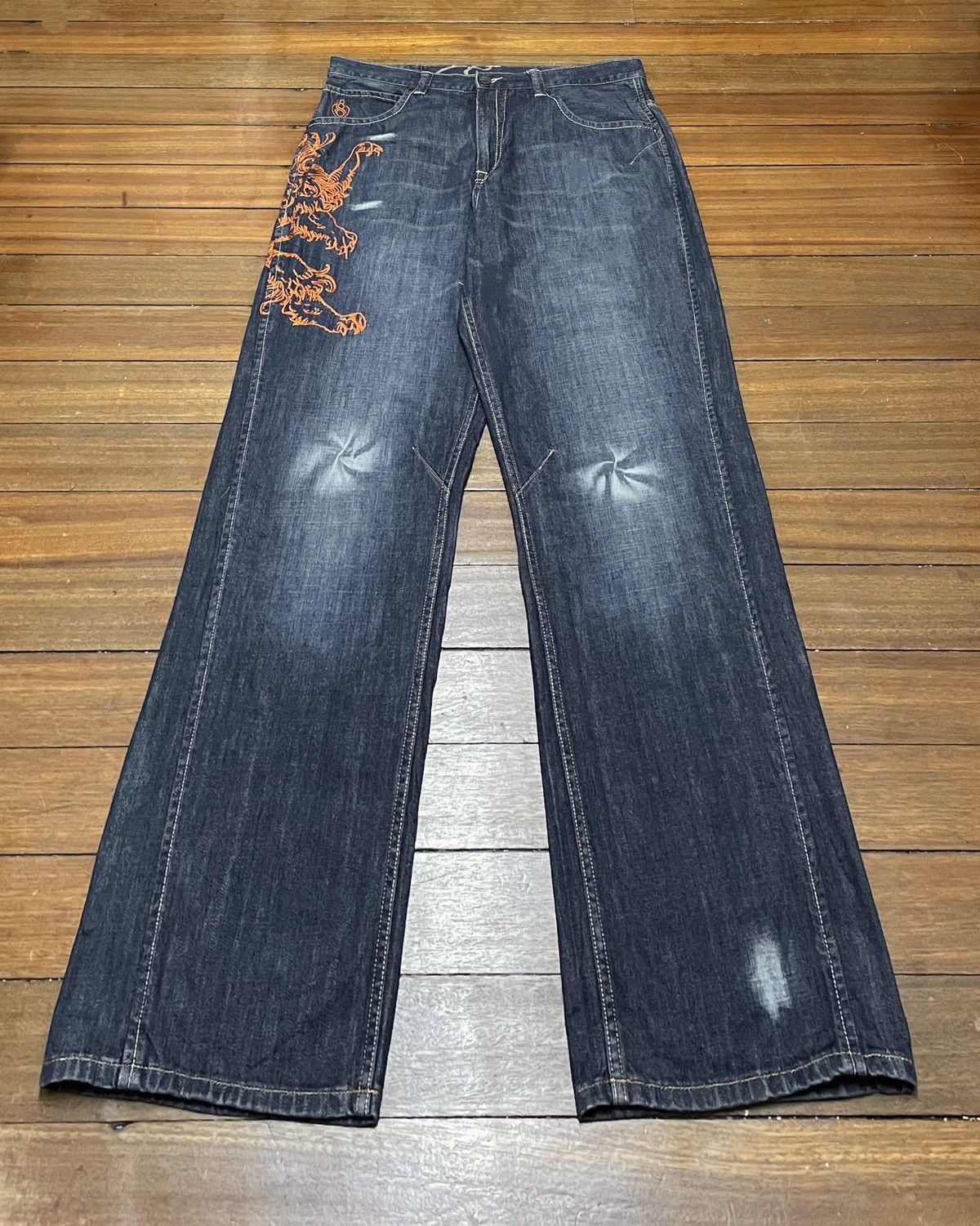 Vintage Very Rare Vintage Eight 732 Oversized Baggy Jeans 1990s Size US 40 / EU 56 - 1 Thumbnail