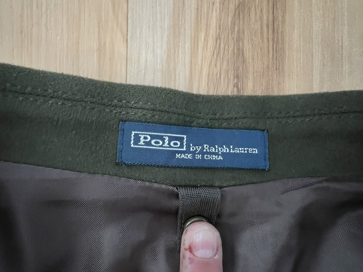 Polo Ralph Lauren Vintage Polo Ralph Lauren Moleskin Leather Accent Blazer Size 46R - 3 Thumbnail