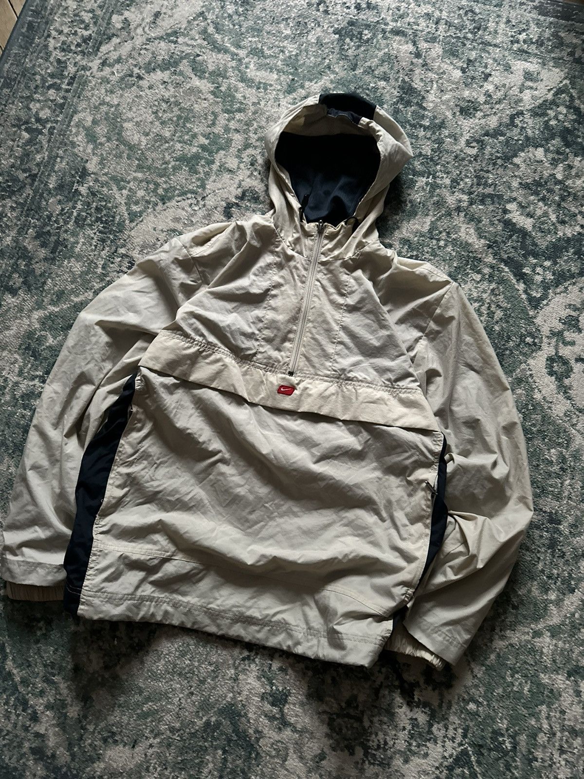 Nike VINTAGE 90s NIKE NYLON ANORAK JACKET RARE S Size US S / EU 44-46 / 1 - 2 Thumbnail