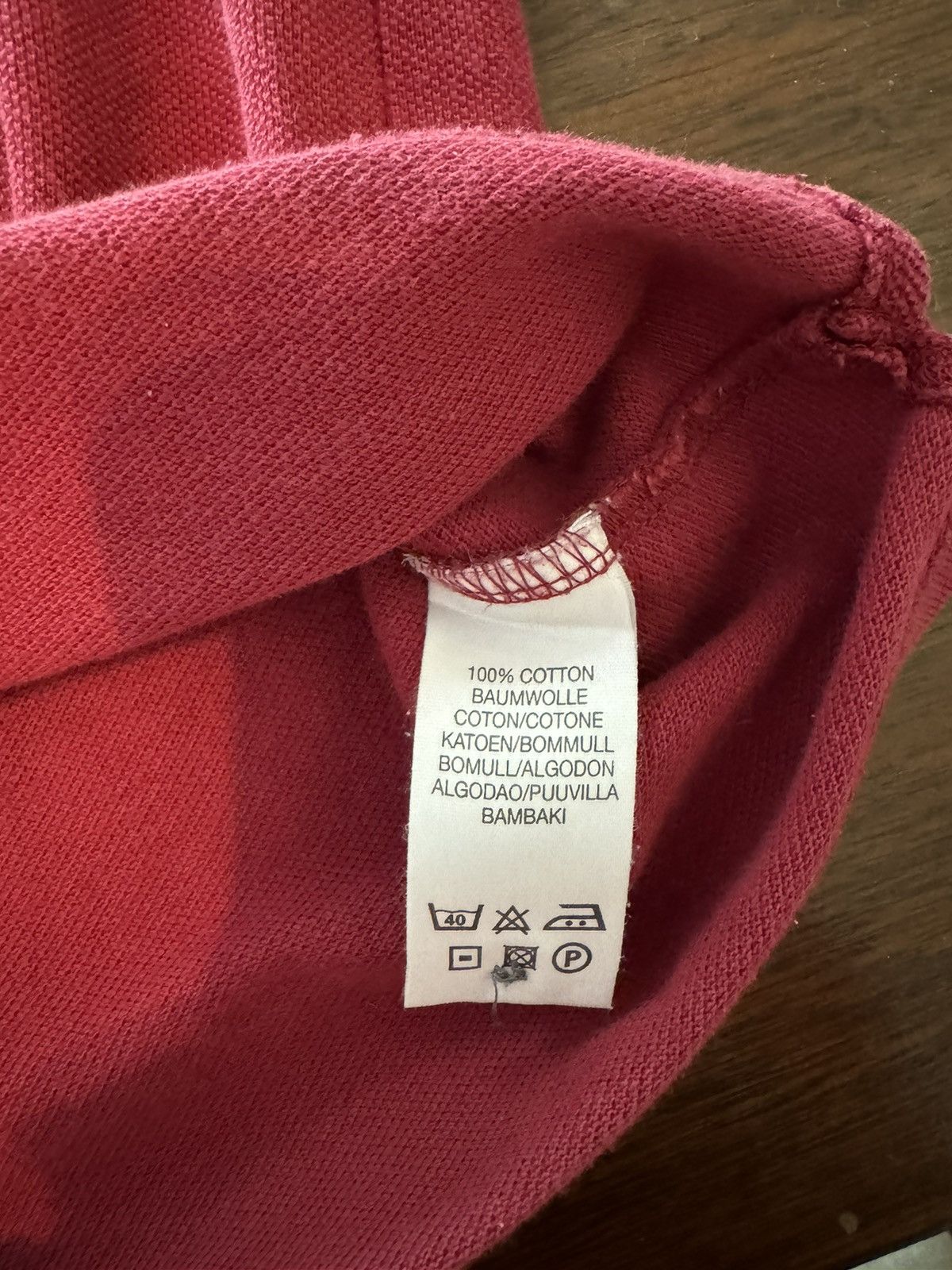 Burberry Burberry Vintage Nova Button Up Red Polo Shirt Size US L / EU 52-54 / 3 - 5 Thumbnail