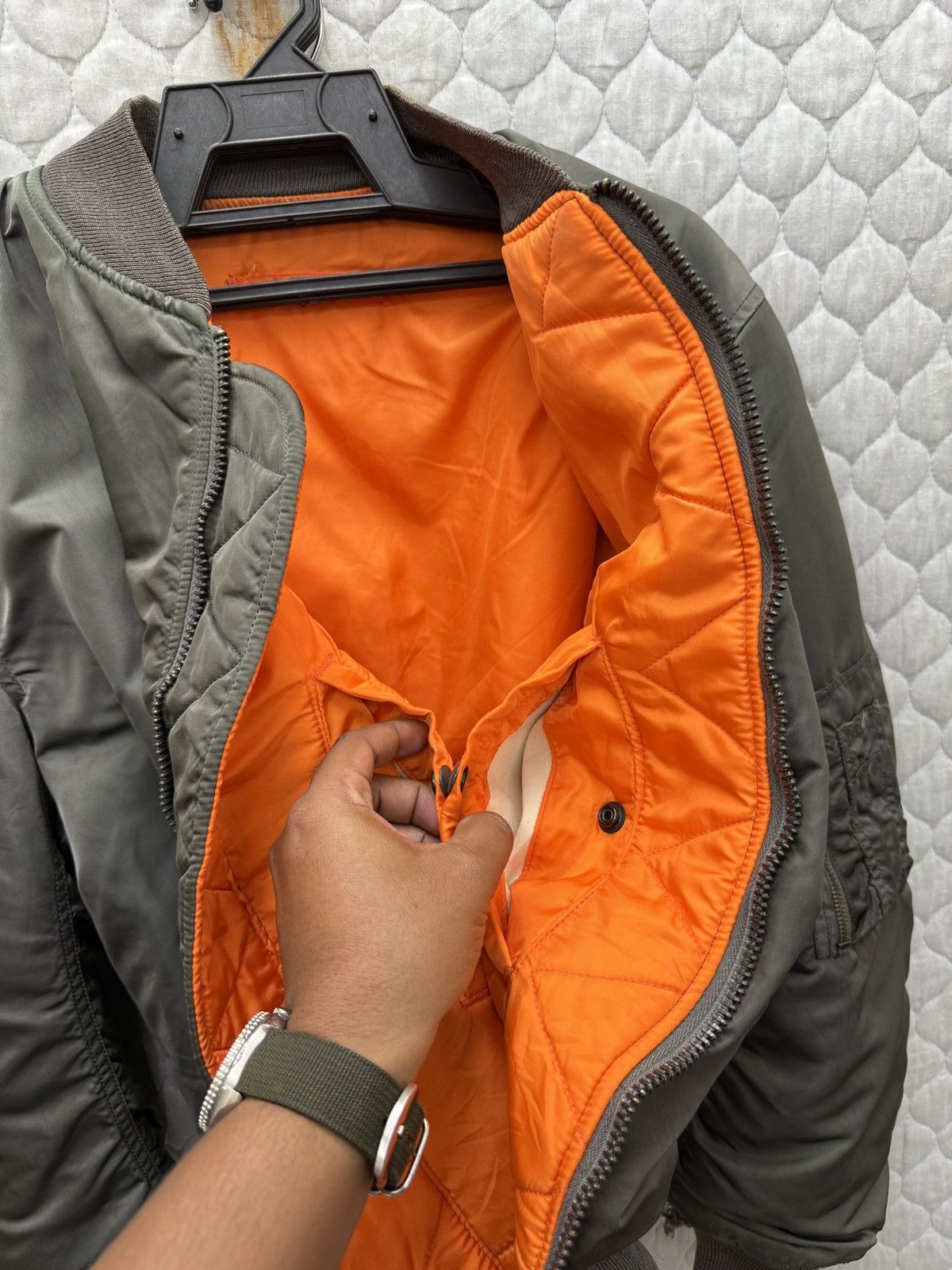 Alpha Industries 🔥🔥🔥ARCHIVE VTG ALPHA INDUSTRIES MA1 BOMBER FLIGHT JACKET Size US XL / EU 56 / 4 - 8 Thumbnail