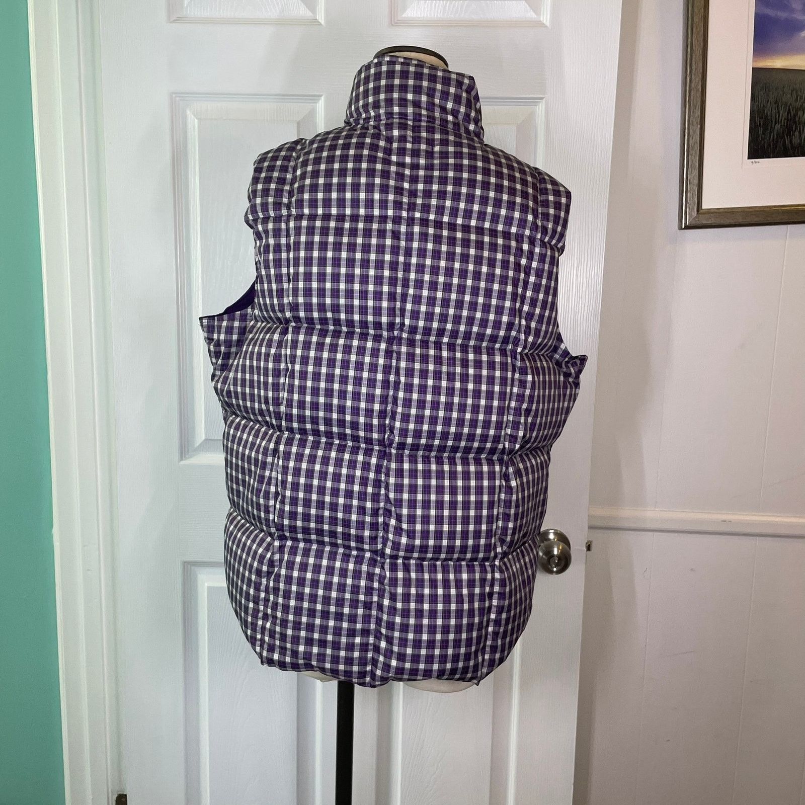 Lands' End Lands End Down Puffer Vest Snap Front Women Sz XL/XXL Size XL / US 12-14 / IT 48-50 - 2 Thumbnail