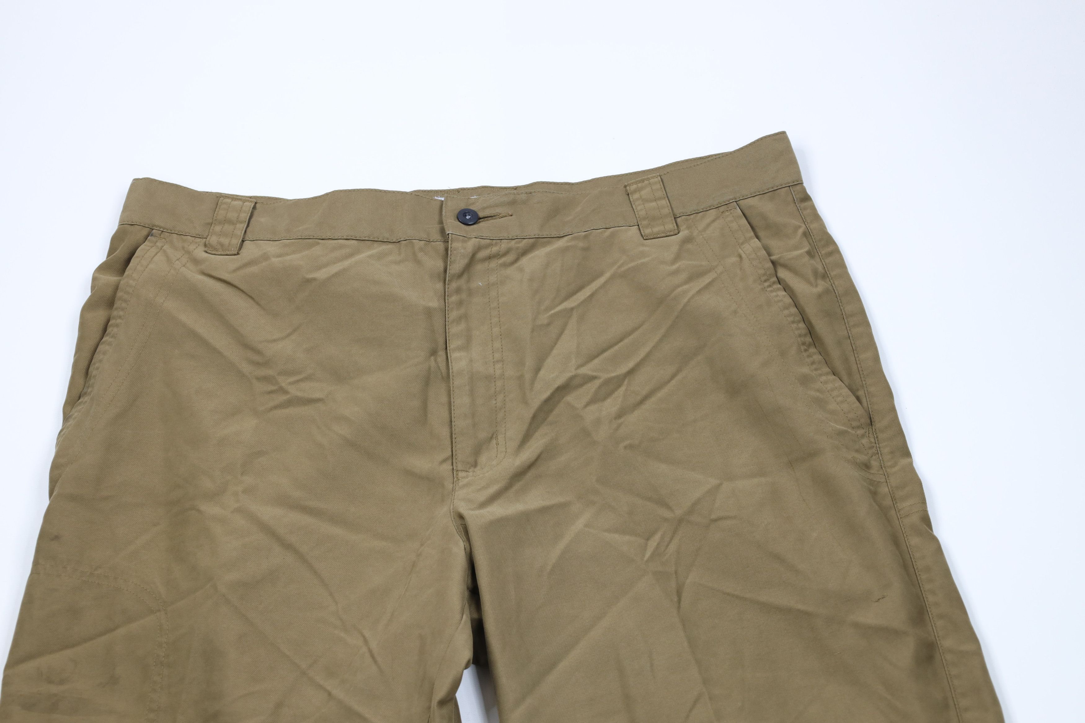 Columbia × Vintage Vintage Columbia Spell Out Wide Leg Microfiber Pants Brown Size US 40 / EU 56 - 2 Thumbnail