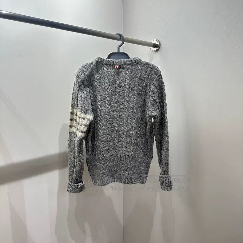 Thom Browne Thom Browne Striped Long Sleeve Sweater Size US M / EU 48-50 / 2 - 2 Thumbnail