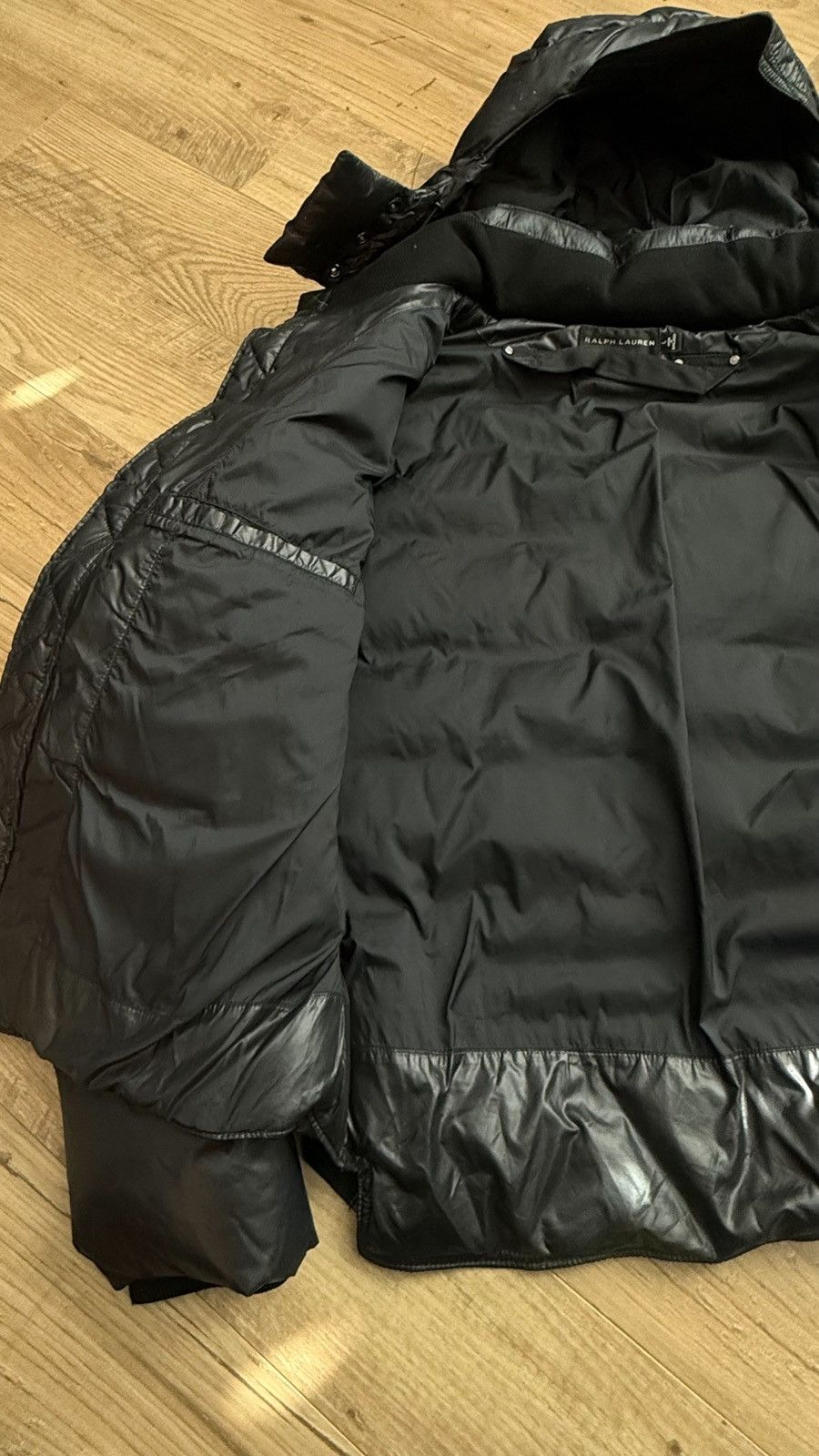 Ralph Lauren Black Label Ralph Lauren Technical Down Puffer Jacket – Black – Size L Size US L / EU 52-54 / 3 - 9 Thumbnail