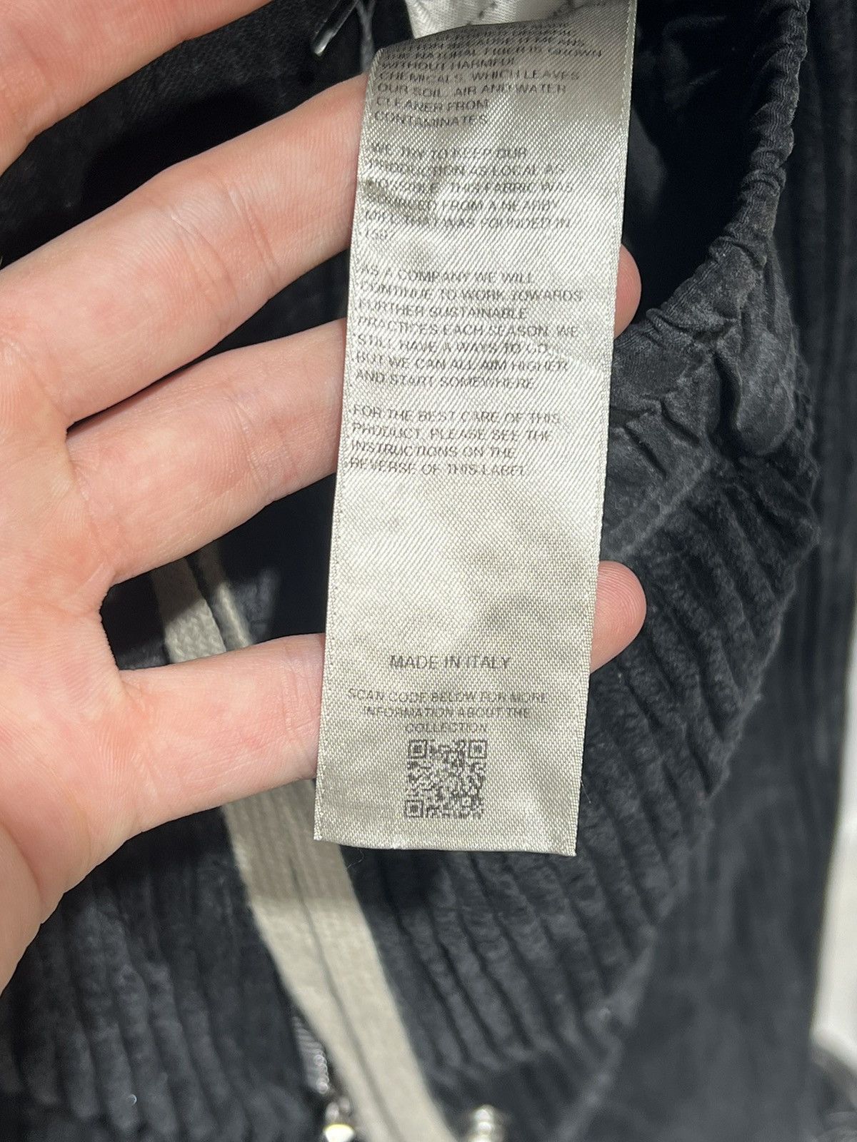 Rick Owens 🚨 Rick Owens Drkshdw Black Velvet Waxed Geth Belas Pants Size US 30 / EU 46 - 8 Thumbnail