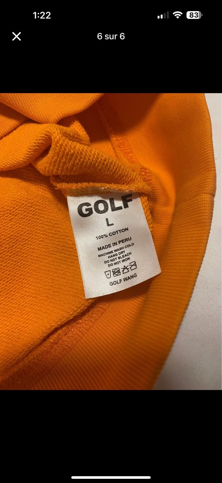 Golf Wang Golf wang crewneck orange Size US XL / EU 56 / 4 - 6 Thumbnail
