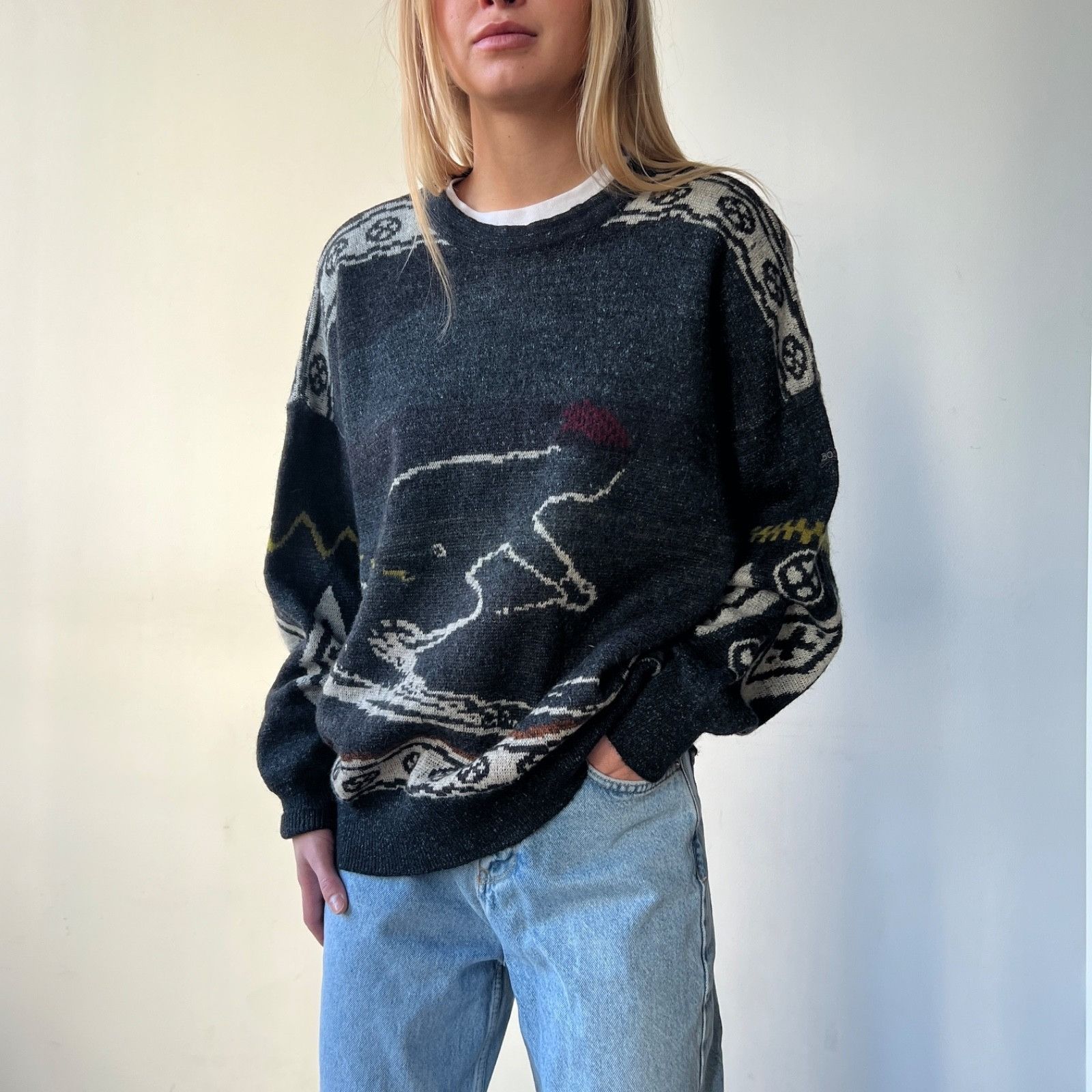 Hugo Boss Hugo Boss 90s Vintage Ski Navajo Knit Sweater 9717AC Size US M / EU 48-50 / 2 - 5 Thumbnail
