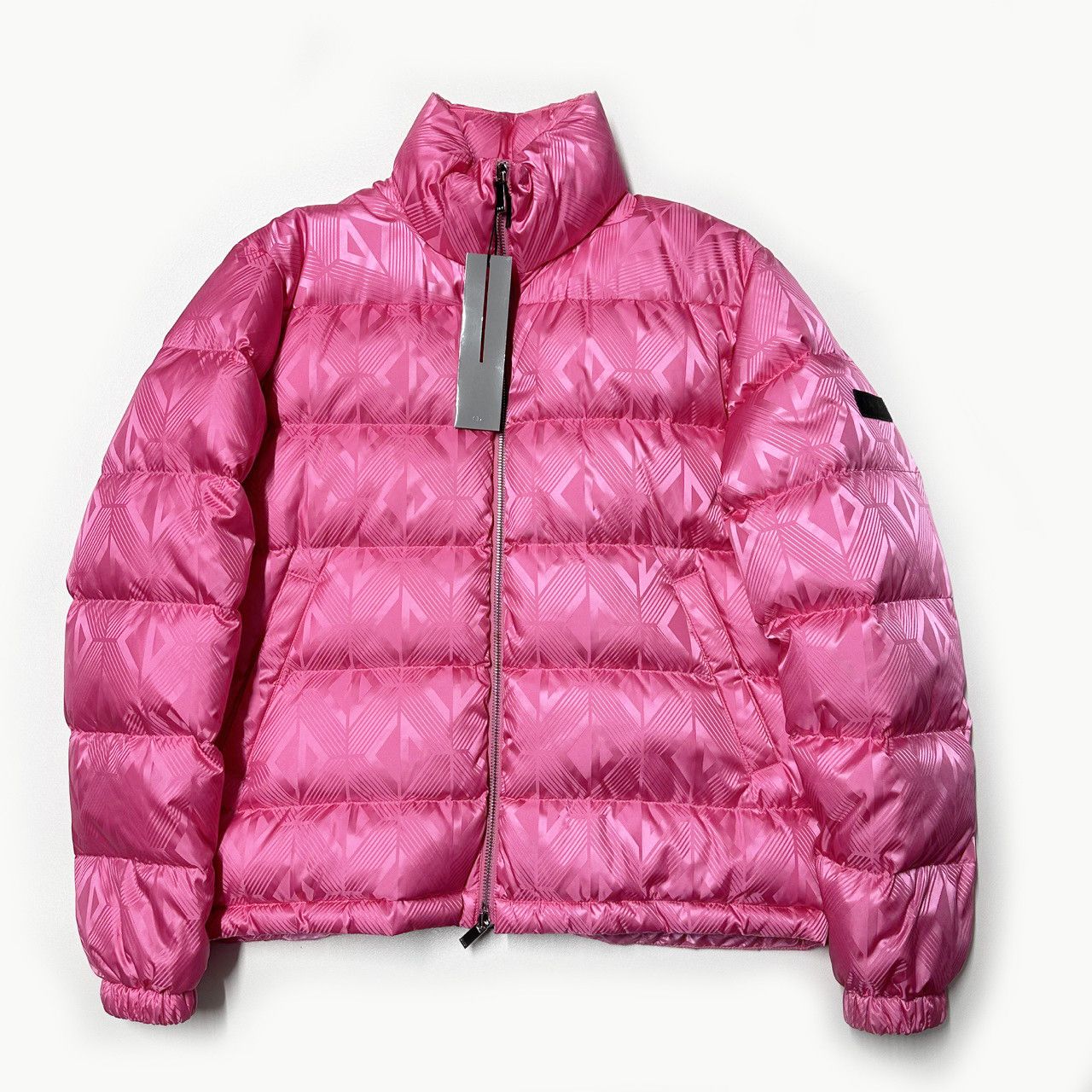 Christian Dior CD 48 M Medium oblique puffer jacket pink