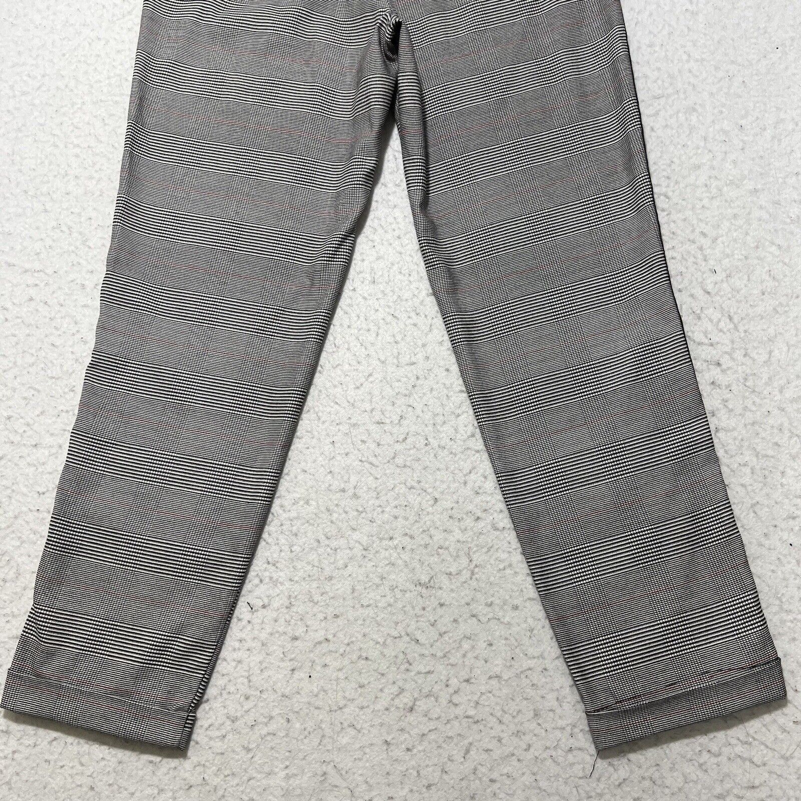 Zara Zara Collection XS High Rise Capri Houndstooth Black Pants Size 26" / US 2 / IT 38 - 7 Thumbnail