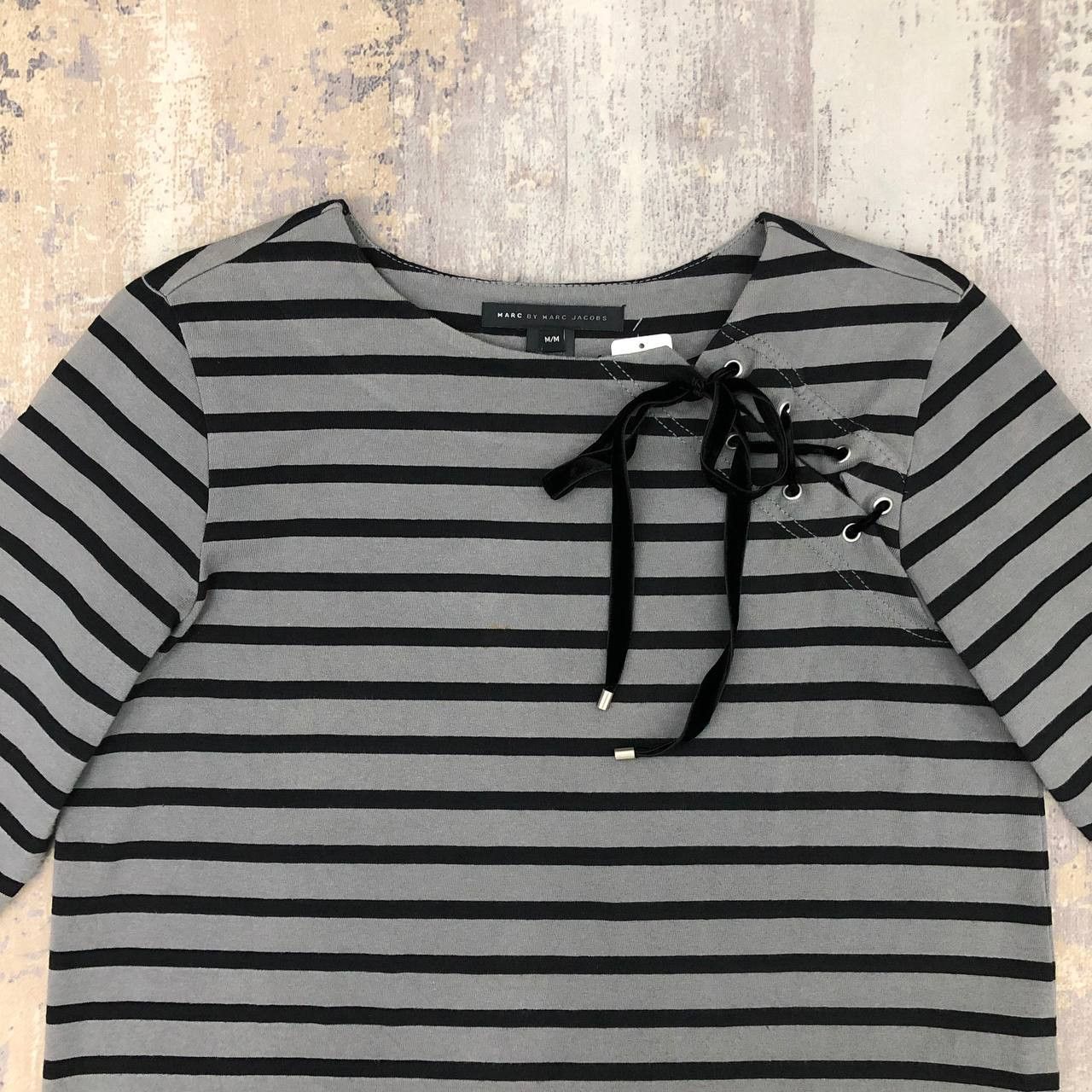 Marc Jacobs T260 MARC BY MARC JACOBS CROPPED STRIPED TEE Size M / US 6-8 / IT 42-44 - 3 Thumbnail