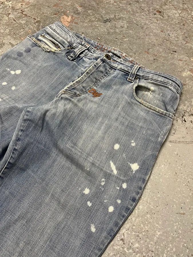 Dolce & Gabbana × Vintage SS2006 Dolce Gabbana Blue Distressed Denim Jeans Size US 32 / EU 48 - 12 Thumbnail