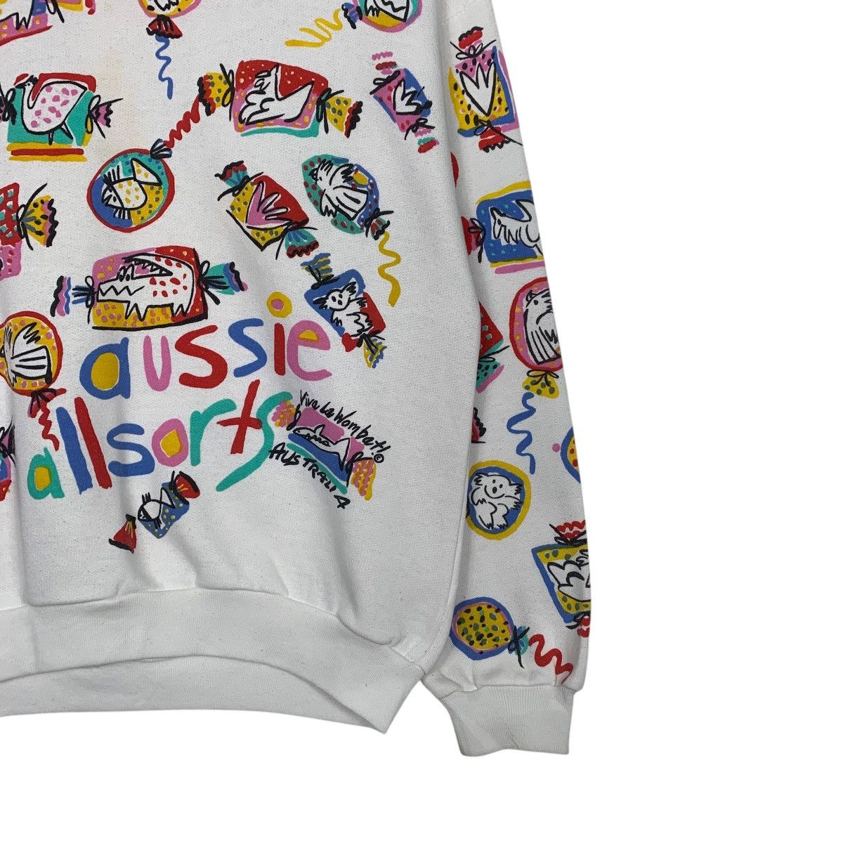 Other Vintage Viva La Wombat Australia Full Print Sweatshirt Size US S / EU 44-46 / 1 - 4 Thumbnail