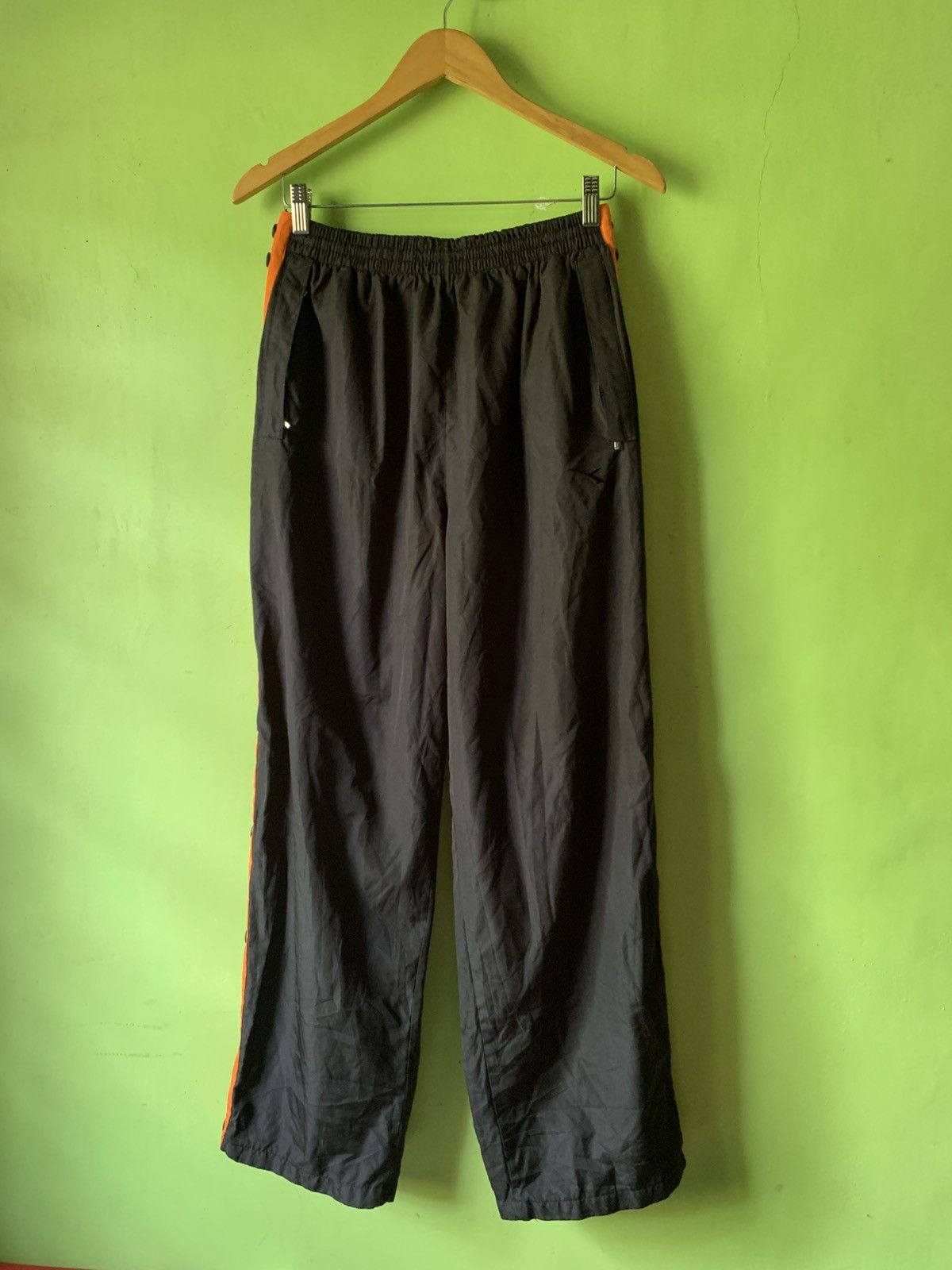 Diadora Vintage 1990s Diadora tear-away trackpants Size US 29 - 1 Thumbnail