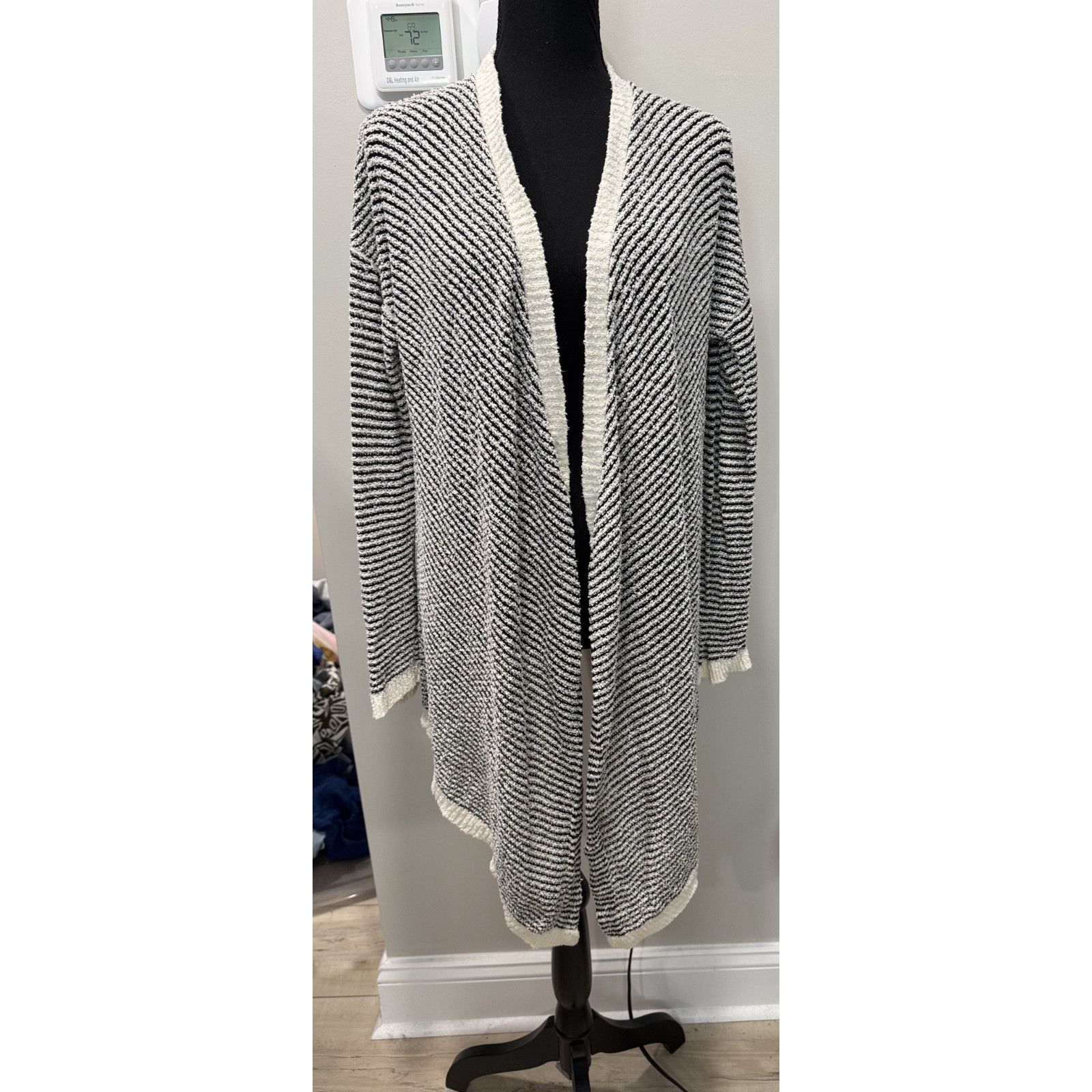 Eileen Fisher Eileen Fisher Organic Cotton Open Front Sweater Small Size S / US 4 / IT 40 - 1 Thumbnail