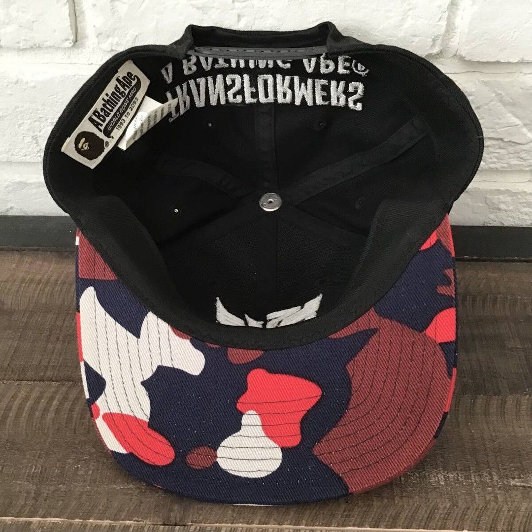 Bape Transformers × BAPE camo Snapback Hat Cap a bathing ape Size ONE SIZE - 7 Thumbnail
