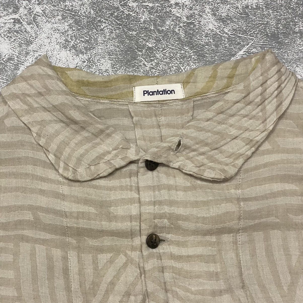 Issey Miyake Plantation by Issey Miyake stripe shirt Size L / US 10 / IT 46 - 4 Thumbnail