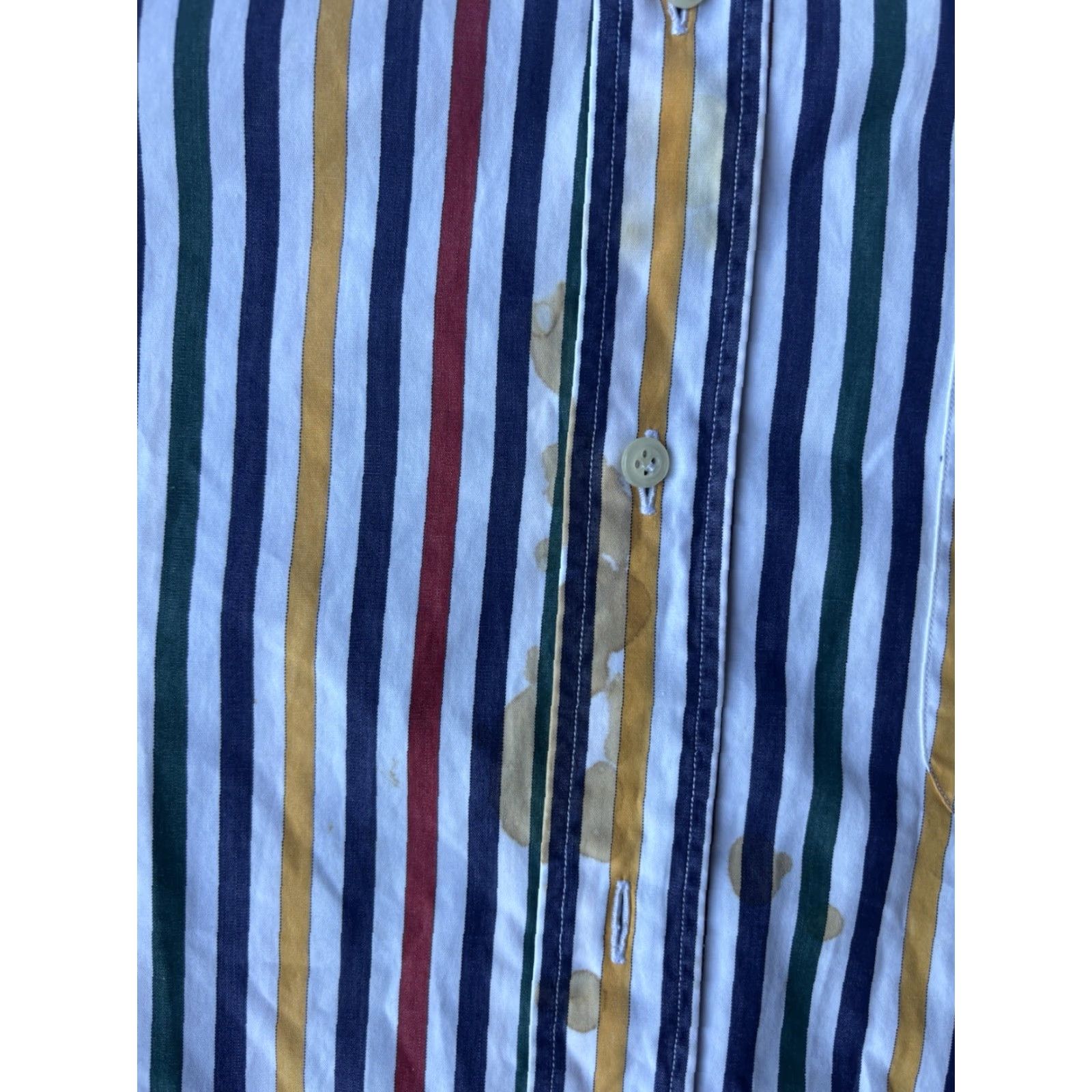 Paul & Shark Paul & Shark Yachting Button Up Shirt Men's 17/43 Long Sleeve Striped Size US XL / EU 56 / 4 - 4 Thumbnail
