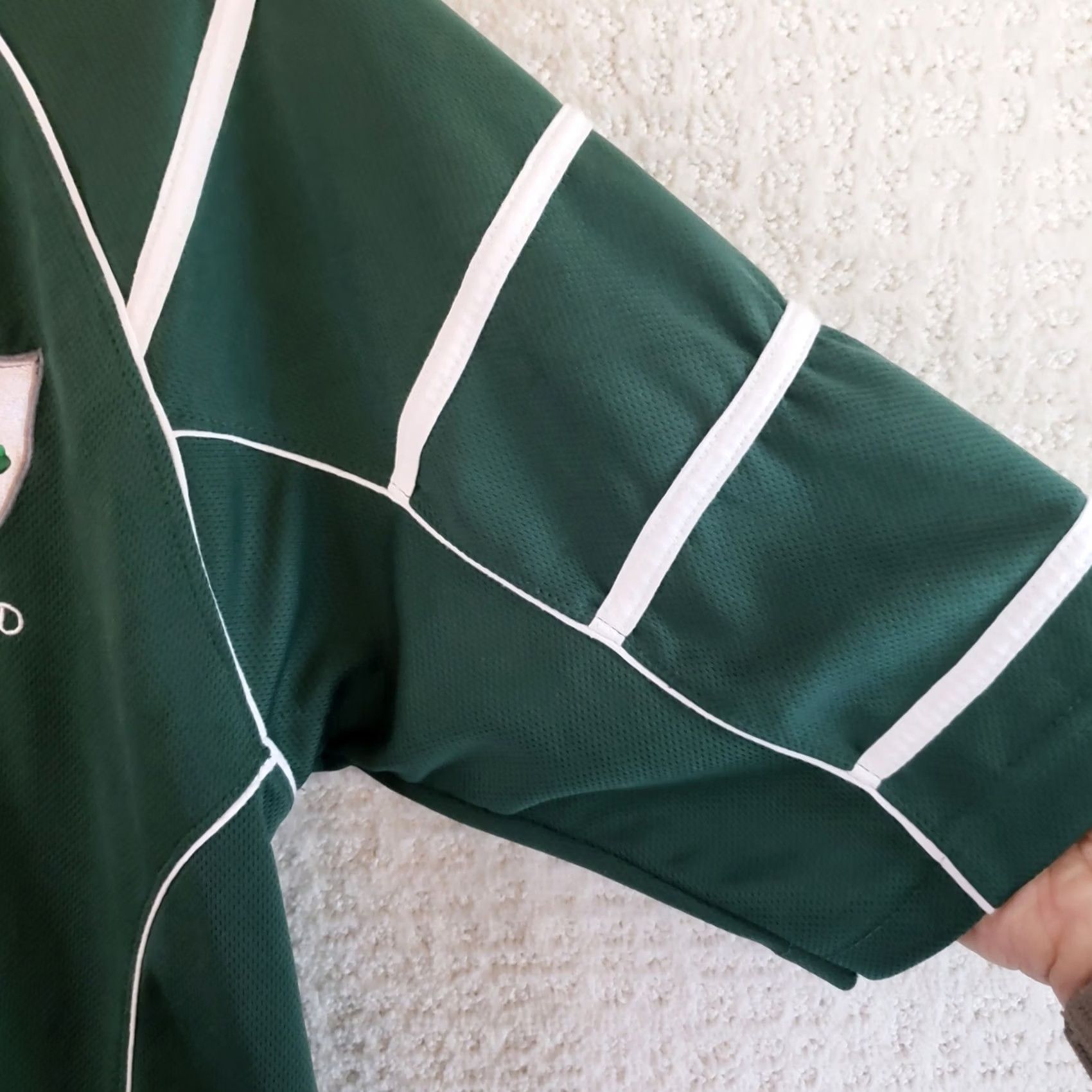 Vintage Live For Rugby Ireland Polo Shirt Jersey Mens M Green White Short Sleeve Polo Shirt Mens Medium Size US M / EU 48-50 / 2 - 7 Thumbnail