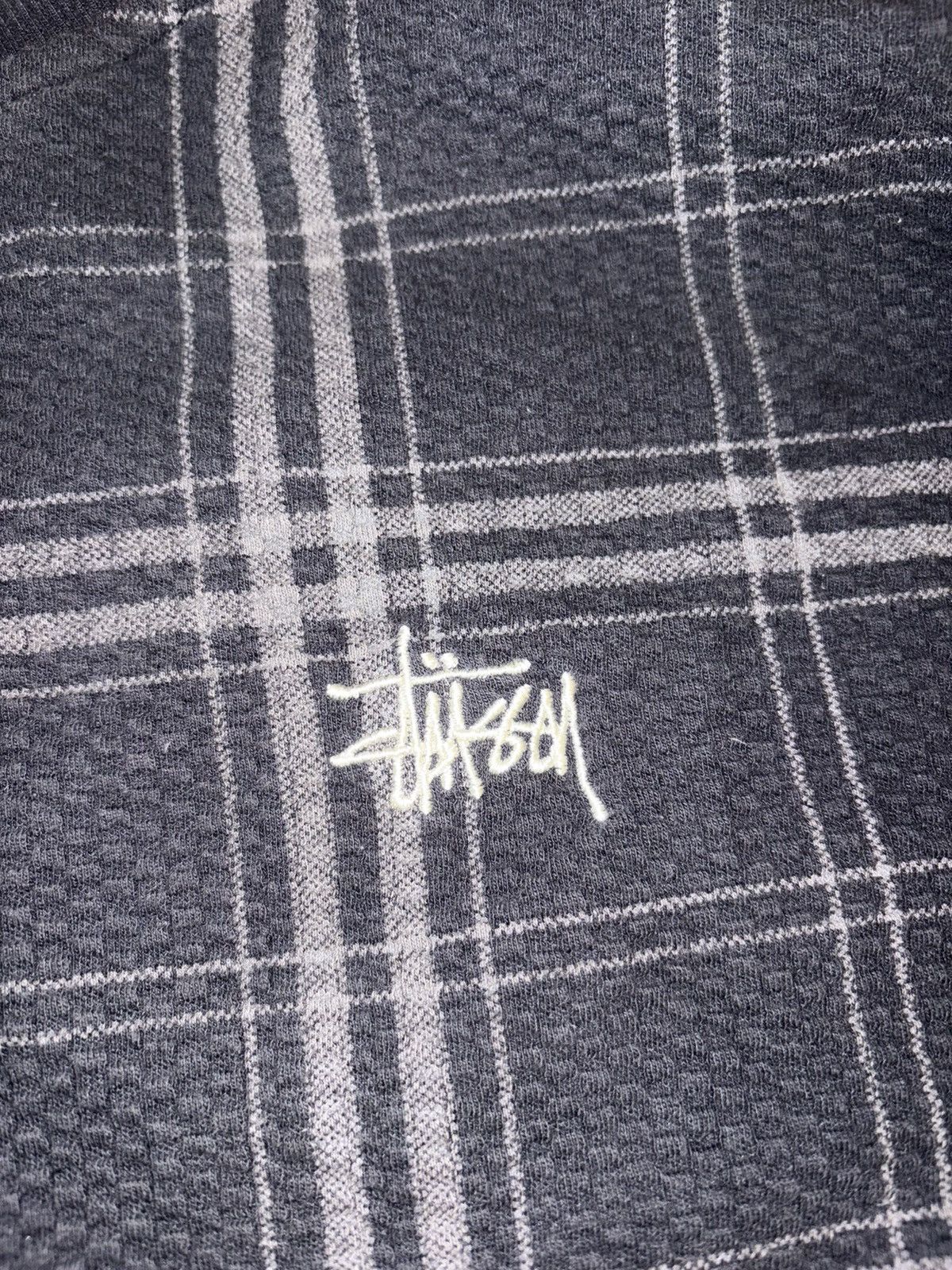 Stussy RARE vintage 2000s stussy waffled sweatshirt Size US M / EU 48-50 / 2 - 2 Thumbnail
