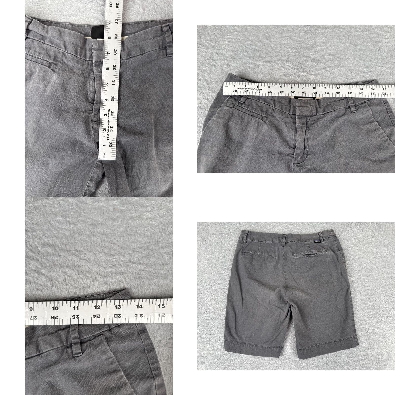 Patagonia Patagonia Shorts Womens 4 Gray Stretch All-Wear Shorts 10" Cotton Blend 27x9 Size 27" / US 4 / IT 40 - 9 Thumbnail