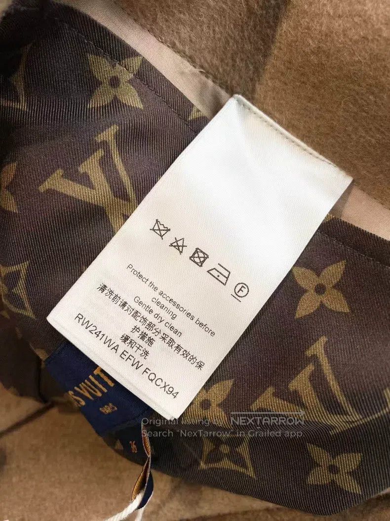 Louis Vuitton Louis Vuitton 24ss full print khaki long coat with old flo Size XS / US 0-2 / IT 36-38 - 5 Thumbnail