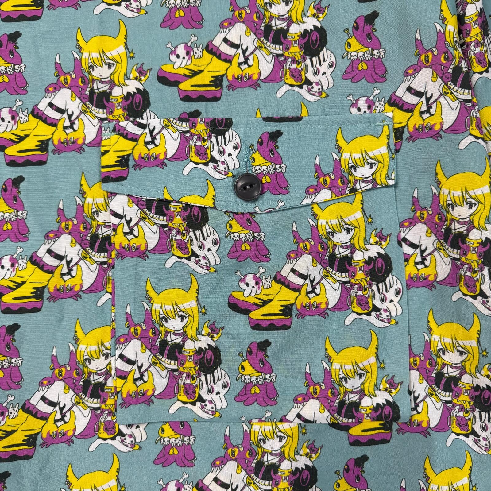 KIDILL Kidill Anime Girl Print Shorts Size US 32 / EU 48 - 3 Thumbnail