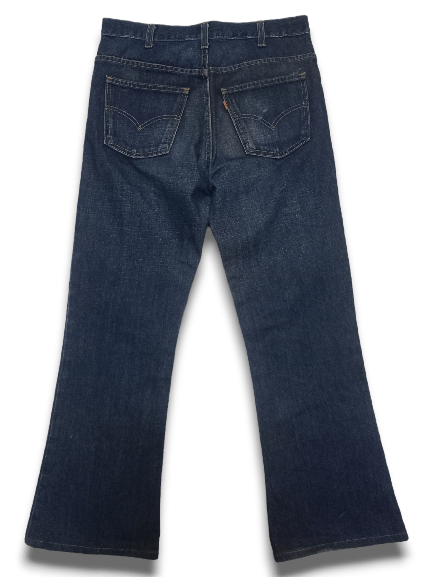 Levi's Vintage 80s Levis 646 Orange Tab Flare Bell Bottom Jeans Size US 33 - 2 Thumbnail