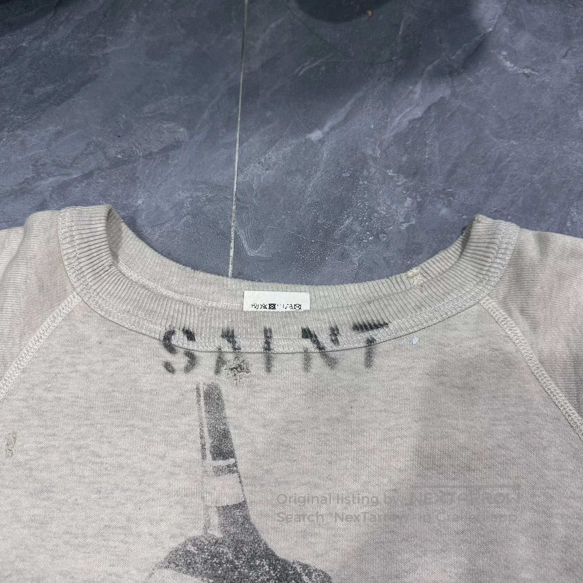Saint Michael Saint Michael EVA Collaboration Sweatshirt. Size US M / EU 48-50 / 2 - 4 Thumbnail