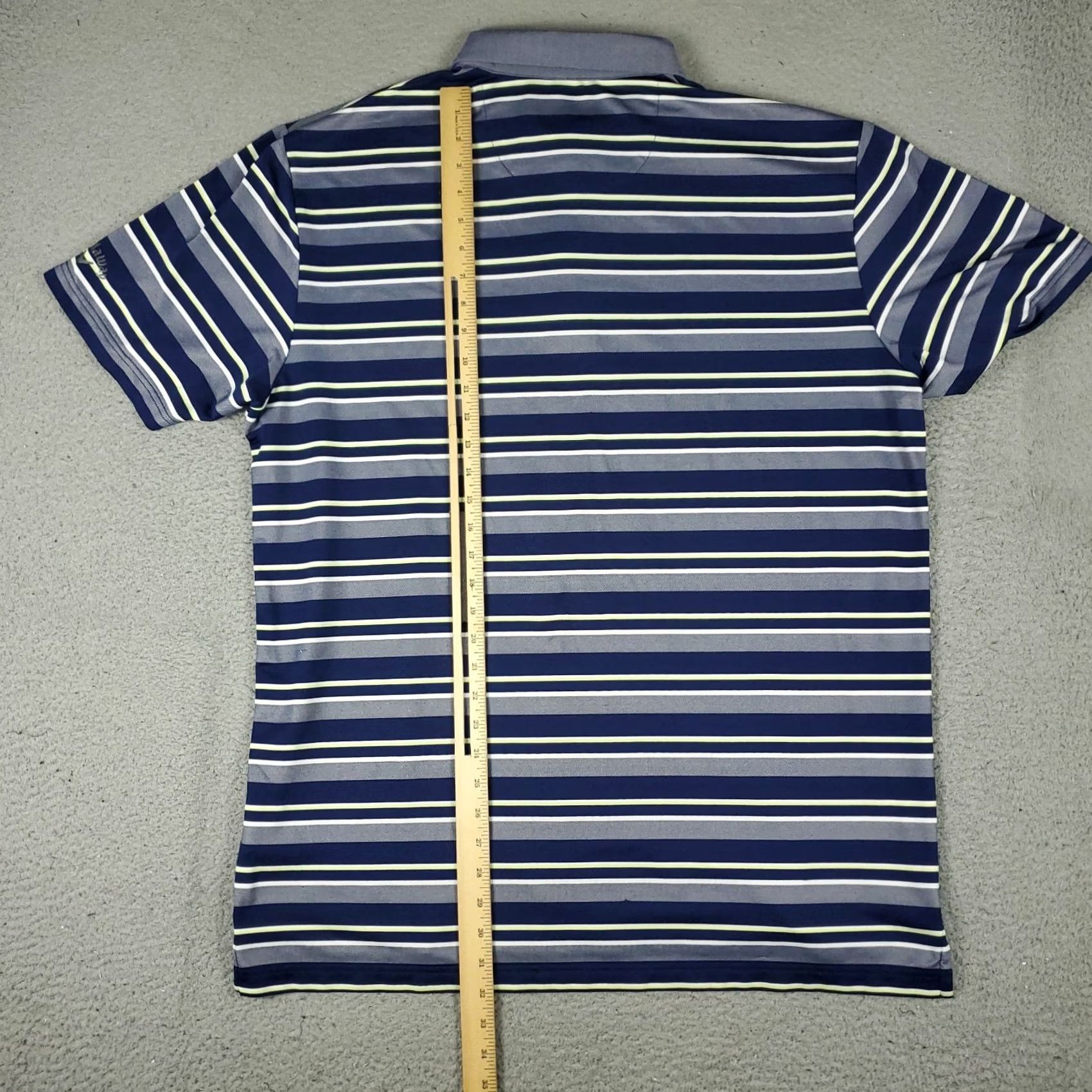 Callaway Callaway Polo Shirt Mens XL Blue Striped Golf Casual Short Sleeve Polo Shirt Men XL Blue Striped Polo Callaway Size US XL / EU 56 / 4 - 5 Thumbnail