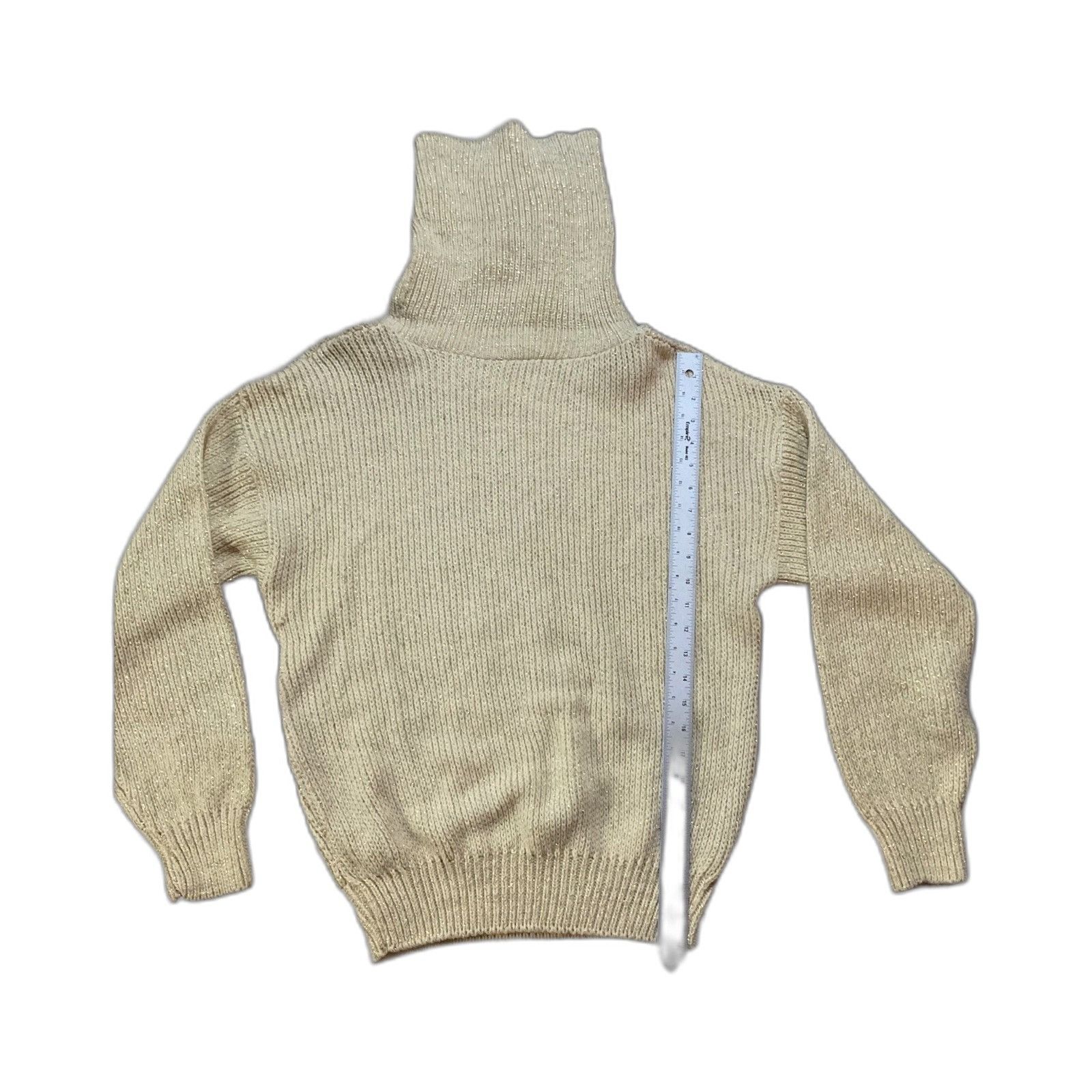 Vintage Vintage Beige Cable Knit Sweater Turtle Neck Carriage Court Size US M / EU 48-50 / 2 - 4 Thumbnail
