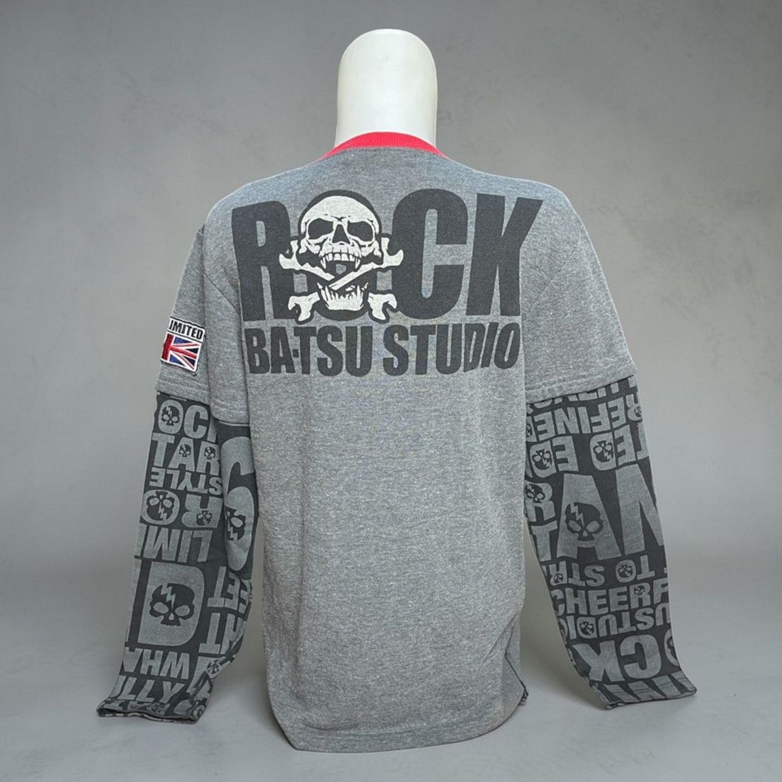 Japanese Brand BA-TSU Studio Rockstyle 69 Skull Long sleeve T-Shirt Size US XS / EU 42 / 0 - 2 Thumbnail