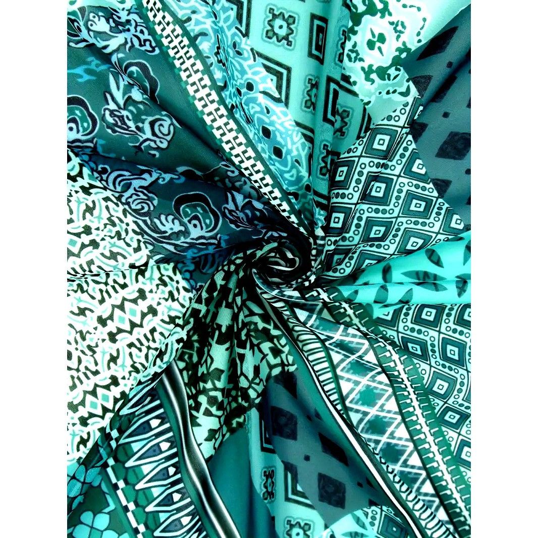 Other CCC Bohemian Style Patchwork Cape Lightweight Sheer Fabric E Size ONE SIZE - 9 Thumbnail