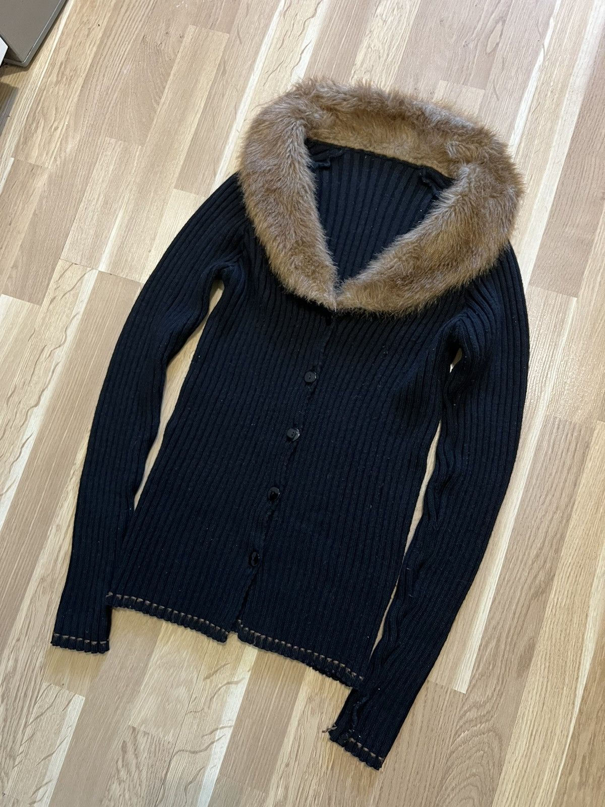 If Six Was Nine × Japanese Brand × Vintage Vintage gothic long sleeve fur Rick Owen’s style y2k punk Size M / US 6-8 / IT 42-44 - 4 Thumbnail