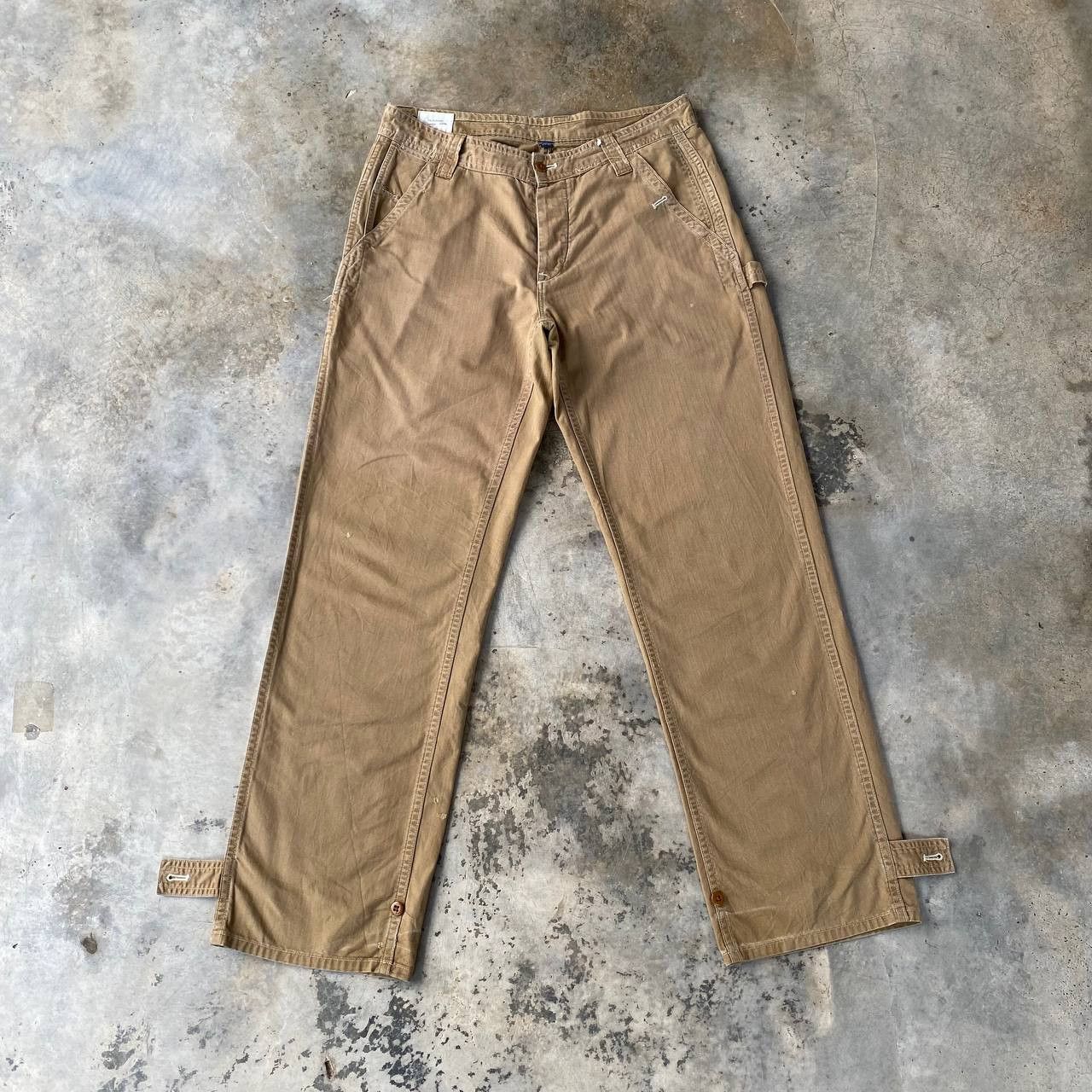 Polo Ralph Lauren VINTAGE POLO RALPH LAUREN CARPENTER MILITARY CARGO PANT Size US 34 / EU 50 - 1 Thumbnail
