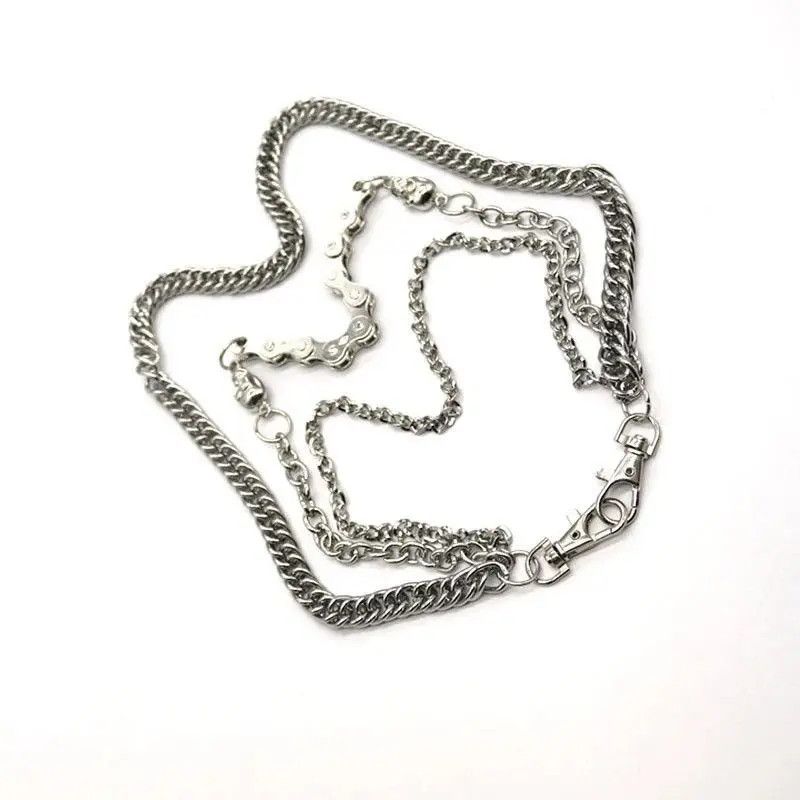 Jewelry Belt Silver Trousers Chain Size ONE SIZE - 2 Thumbnail